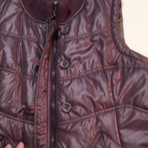 Aventura Quilted, Puffy Vest in Plum, SZ Medium